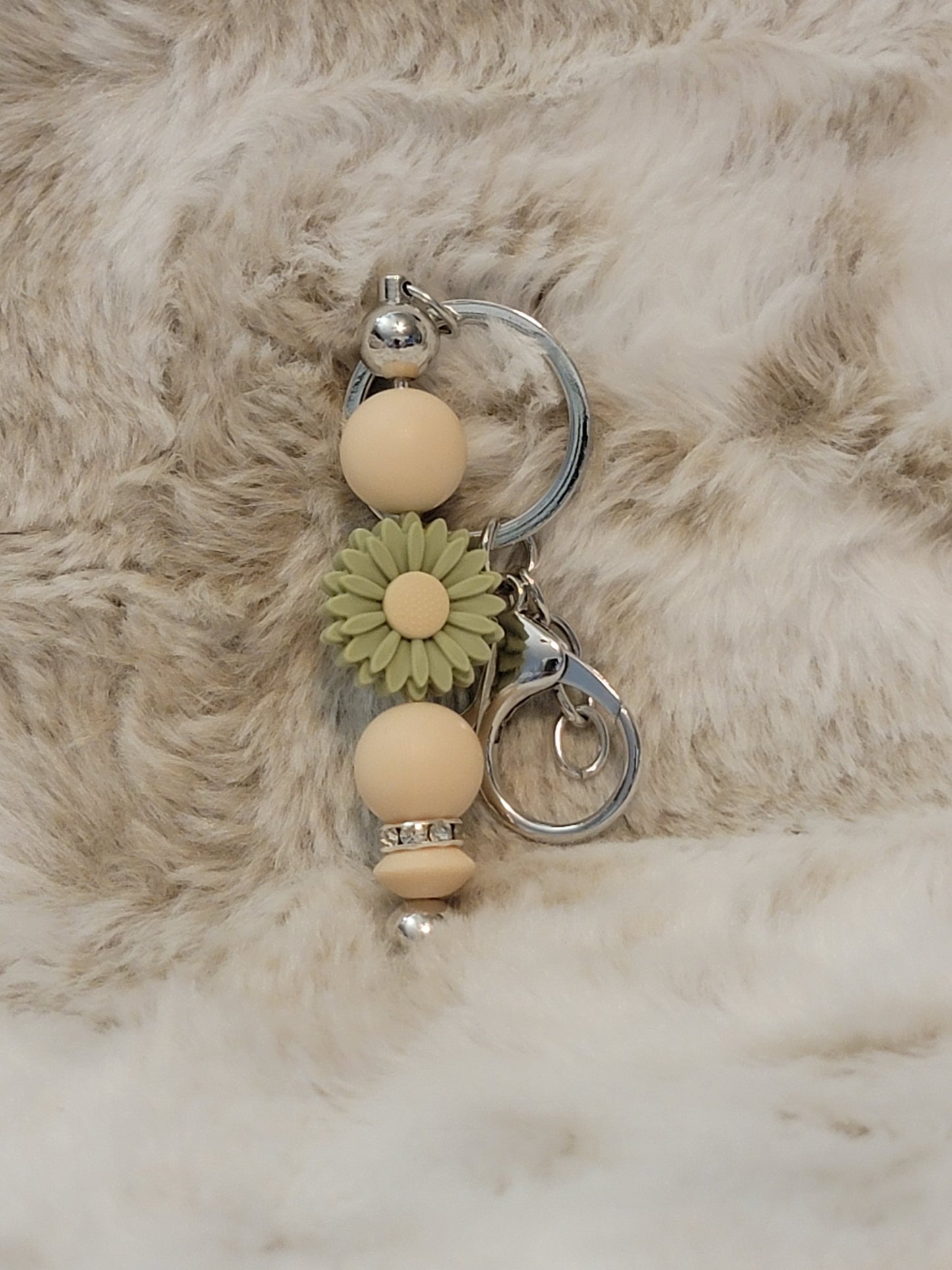 Green and tan flower