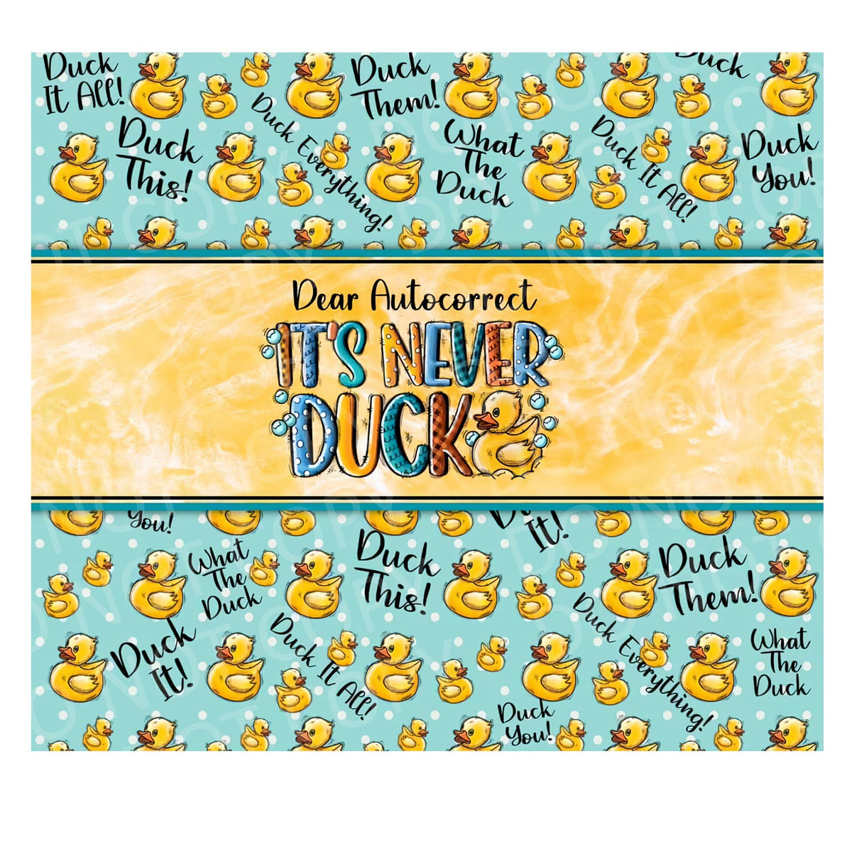 It's never duck