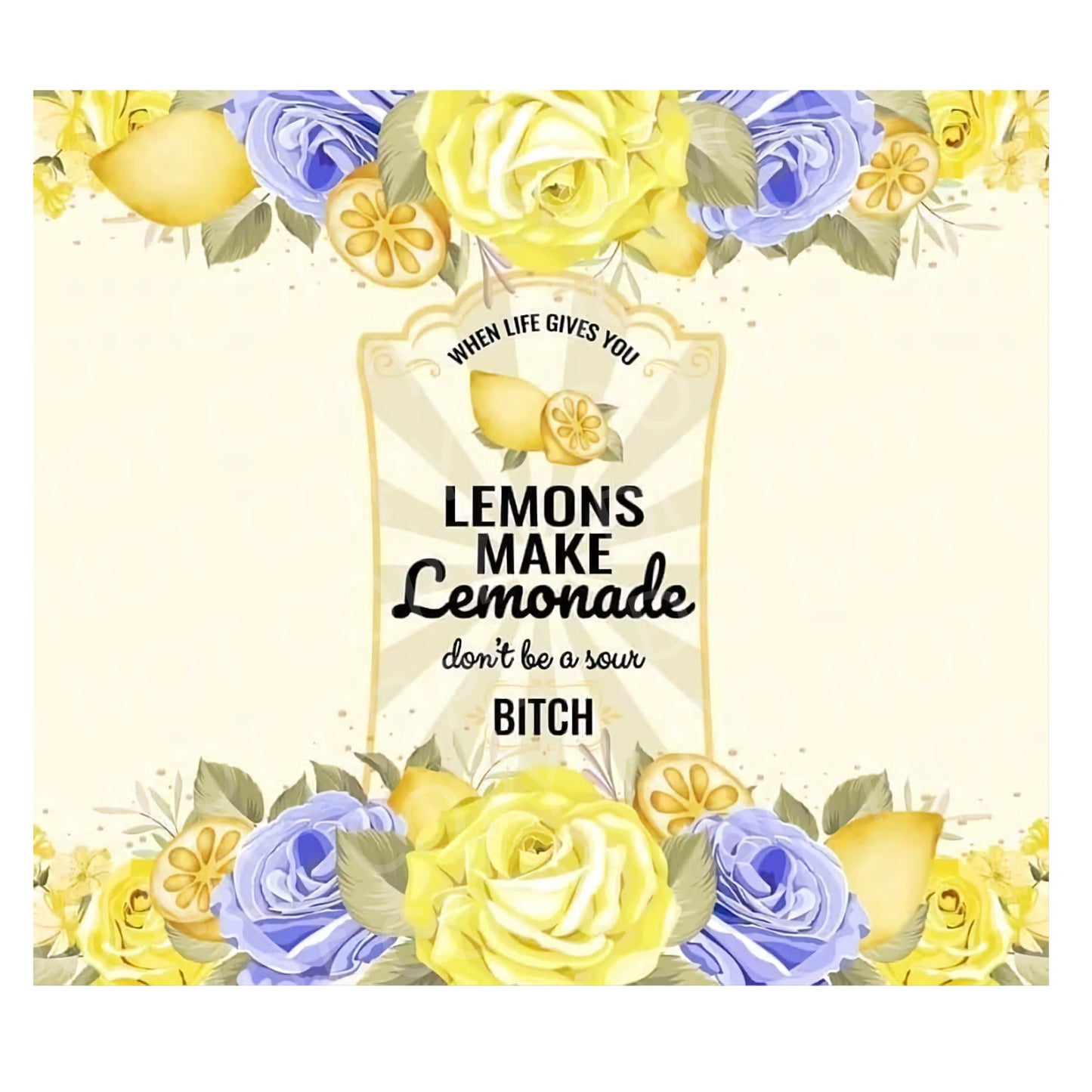 Lemons make lemonade