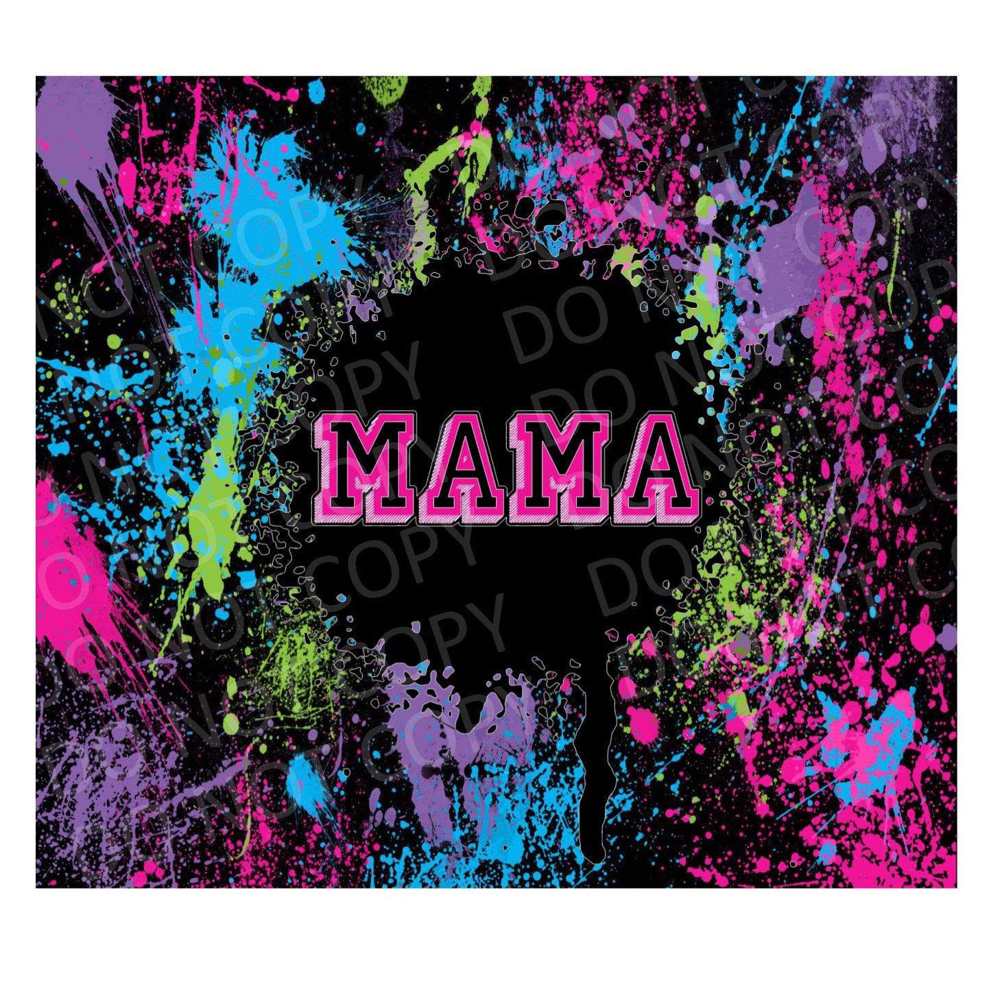 Paint splatter - mama