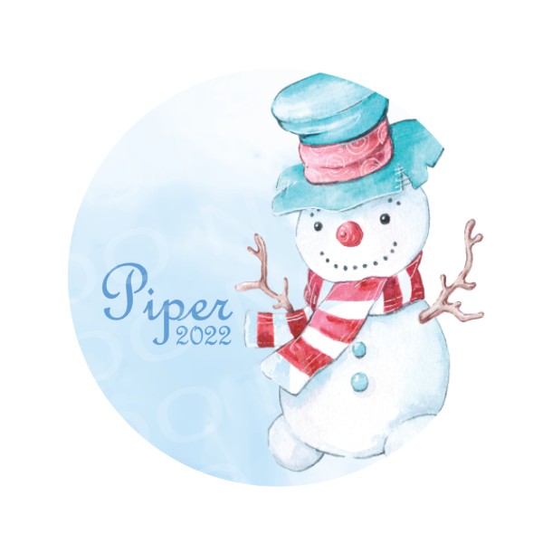 Snowman 3 print