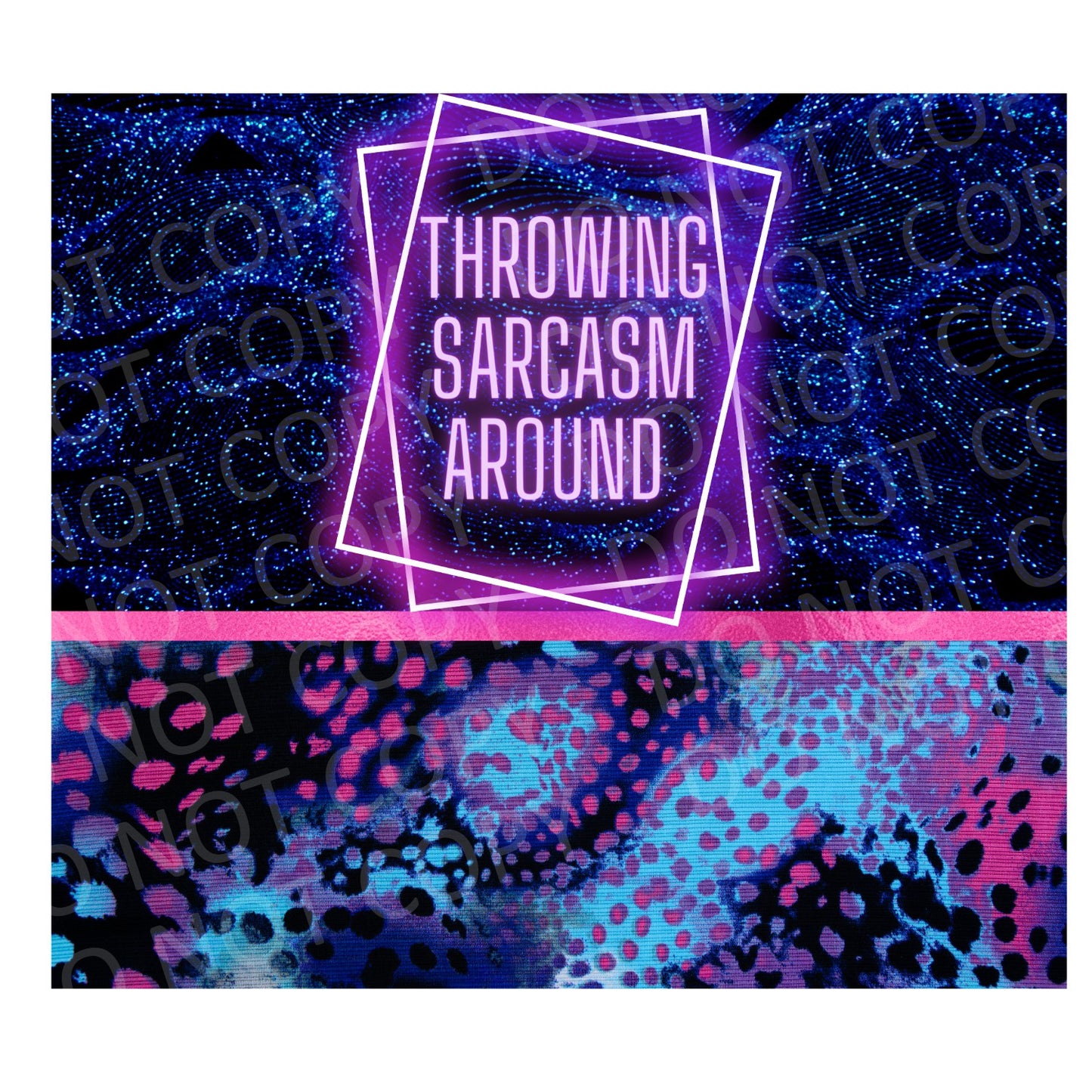 Throwing sarcasm around-