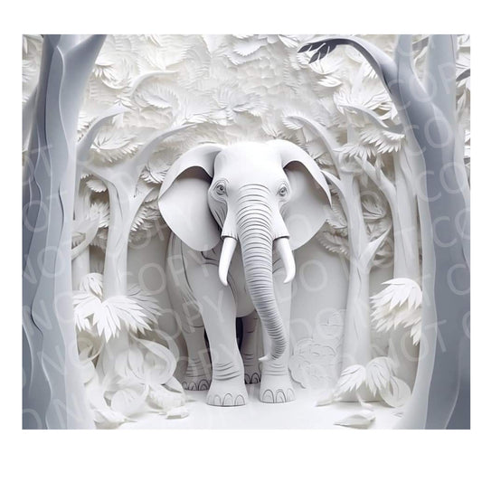 3D elephant 1