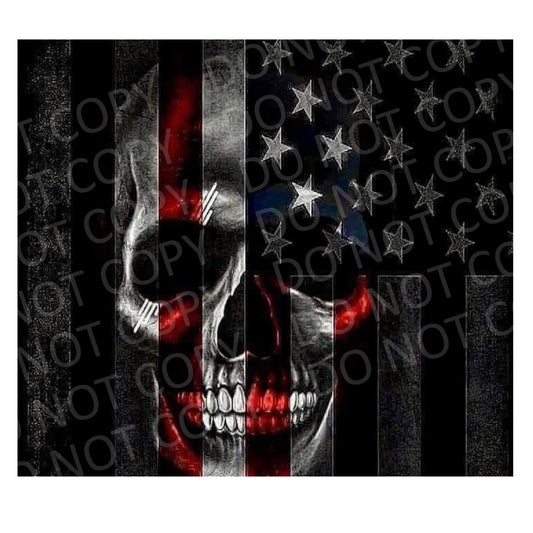 Flag with skull