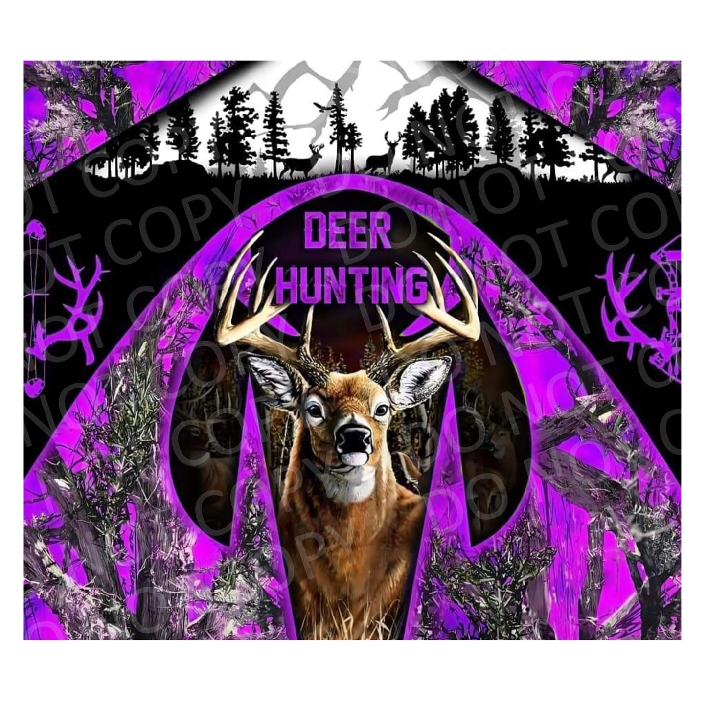 Purple deer hunting