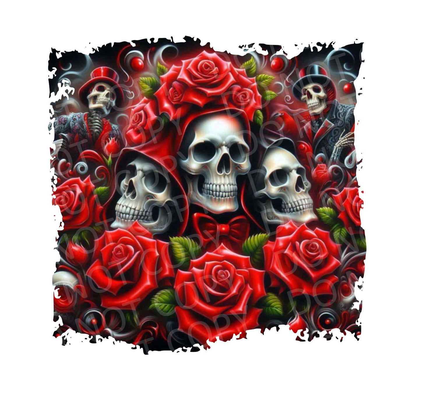 Skull and Rose