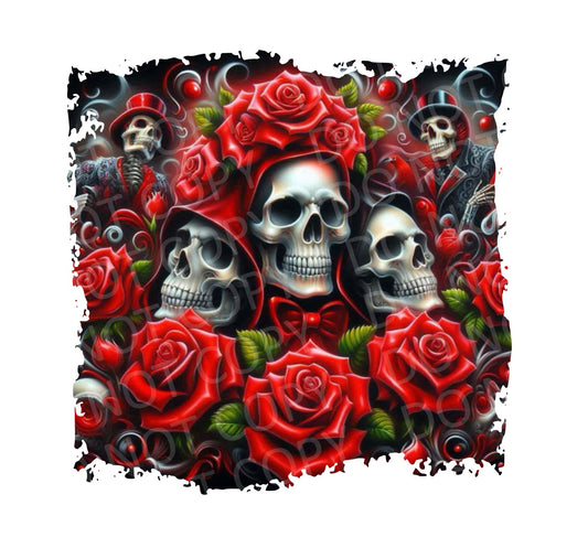 Skull and Rose