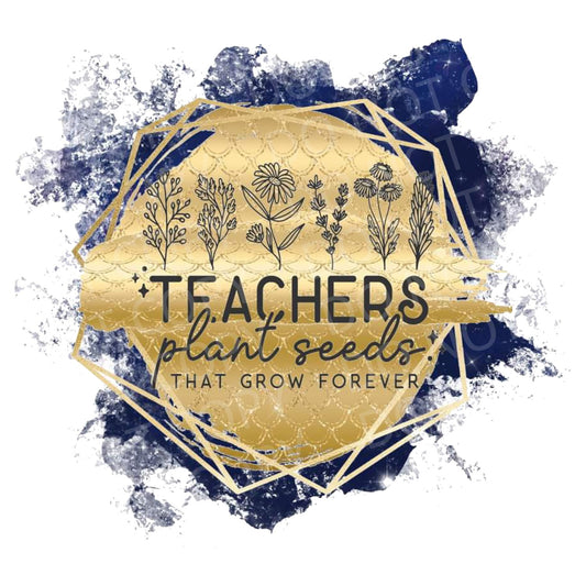 Teachers plant seeds