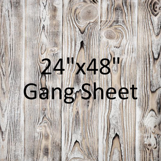 24x48 Gang sheet