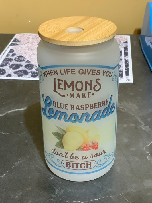 Blue raspberry lemonade