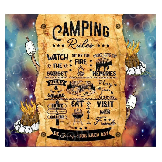 Camping rules