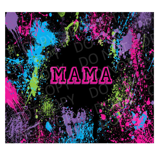 Paint splatter - mama