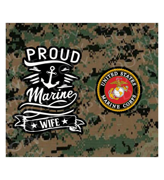 Proud marine wife