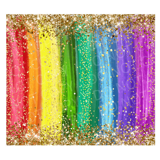 Rainbow glitter